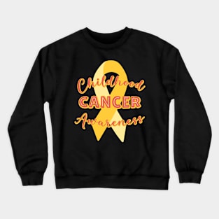 Childhood Cancer Awareness Crewneck Sweatshirt